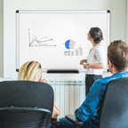 VIZ-PRO Magnetic Dry Erase Board, 24 X 18 Inches,3 Pack, Silver Aluminium Frame
