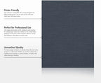 LUXPaper 8.5" x 11" Cardstock | Letter Size | Nautical Blue Linen | 100lb. Cover | 1,000 Qty