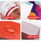 1000Pcs Custom Business Cards Add Photo/Text/LOGO Personalized Business Cardsfor Small Business 300gsm Matte Paper Front & Back Sides Printed 3.5" x 2"