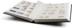 LIGHTHOUSE – “BASIC” Hard Cover Stockbook for Stamps - 64 White Cardstock 9”x12” (A4) Pages with Glassine Strips and Double Linen Hinges - Blue