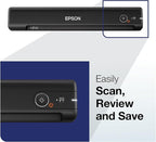 Epson WorkForce ES-50 Portable Sheet-Fed Document Scanner for PC and Mac