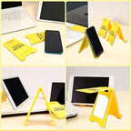 Funny Office Desk Accessories,Motivational Affirmations Office Cubicle Decor,Desk Decor,Phone Holder Mirror Acrylic Table Signs,Daily Desktop Corporate Work Humor Gifts for Coworker (Spirit Broken)