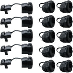 ZCZQC 15PCS Round Cable Release Sleeve Gaskets Round Stress Relief Sleeves Fixed Protection Wire Clips 6N-4
