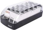 Eagle Business Card Box, Push-Button,Storage up to 550 Cards (Medium)