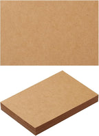 50 Sheets Blank Cardstock Paper 250 GSM Thick Heavy Cards Stock for DIY Art Projects, Card Making, Postcards, Greeting Cards, Birthday Party, Wedding Invitation (Brown, 3x5 inches)