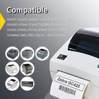 BETCKEY - 4" x 2" (102 mm x 51 mm) Barcode Shipping & Multipurpose Labels Compatible with Zebra & Rollo Label Printer,Premium Adhesive & Perforated [10 Rolls, 7500 Labels]