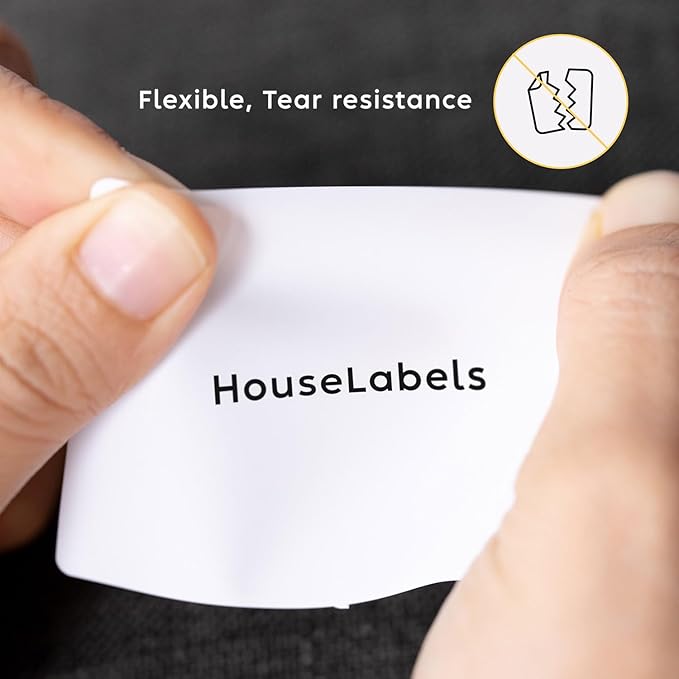 HOUSELABELS 2.25" x 1.25" Address Labels on 1" Core in Polypropylene Compatible with Zebra and Rollo Printers, 28 Rolls / 1,000 Labels per Roll