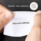 HOUSELABELS 2.25" x 1.25" Address Labels on 1" Core in Polypropylene Compatible with Zebra and Rollo Printers, 12 Rolls / 1,000 Labels per Roll