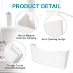 Colarr 12 Pcs Expandable Pocket Wall File Set Plastic Wall Mountable Space Saving Files Office Wall Organizer Wall Mount File Holder Wall Hanging File Organizer for Mail Letter Magazine (White)