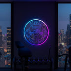 Personalized Gym Neon Sign, Large Custom Dumbbell Barbell Name LED RGB Multiple Colors Neon Light for Home Gym Workout Room, Fitness Studio, Sport Club, Man Cave Sports Equipment Stores Decoration Fitness Lover Dad Friends Gift