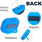 Digital Kitchen Timer, BESTWYA Electronic Timer with Clear LCD Screen Count Up and Down Function 3 Big Buttons On/Off Switch Button (2, Blue and Green)