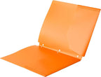 Amazon Basics Plastic 3 Hole Punch Folders with 2 Pockets, 8.5 x 11 inches, Pack of 6, Assorted Color