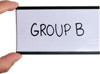 SmartSign Magnetic 'C' Channel Label Holders | 2.5" x 4" Pack of 10