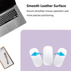 PU Leather Desk Pad Protector Gaming Mouse Pad Non Slip Desk Mat for Keyboard and Mouse Waterproof Desk Writing Pad for Office and Home Desk Accessories(Purple, 23.6 * 11.8)