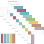 ELII 500 PCS Sticky Index Tabs 2 Inch Book Tabs,Clear Sticky Notes for Pages Notebooks File Tabs Self Adhesive