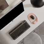 ErgoEase Ergonomic Mouse Pad with Gel Wrist Support - Premium Lycra Fabric, Non-Slip, Ideal for Laptop & Desktop, Office & Gaming，Desk Accessories (01Coral Pink)