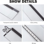 Office Desk Accessories 2pcs Multifunction Computer Monitor Memo Board - Office Supplies for Women Men Computer Sticky Note Holder Home Decor (Rabbit Monitor Memo Board)