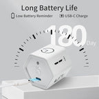 Productivity Timer Flip Gravity Sensor Cube Timer Countdown & Countup,Mute & Vibrate & Sound，5/10/30/60min & Custom Timing, Perfect for ADHD,Work,Learning,Kitchen Cooking (2, White Hexagon)
