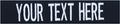 Custom Uniform Name Tapes Solid Colors. Made in The U.S.A. Ships Under 24 Hours. Dark Blue Fabric, 4 Inch Sew on
