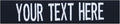 Custom Uniform Name Tapes Solid Colors. Made in The U.S.A. Ships Under 24 Hours. Dark Blue Fabric, 4 Inch Hook Fastener (Uniform Ready Fastener)
