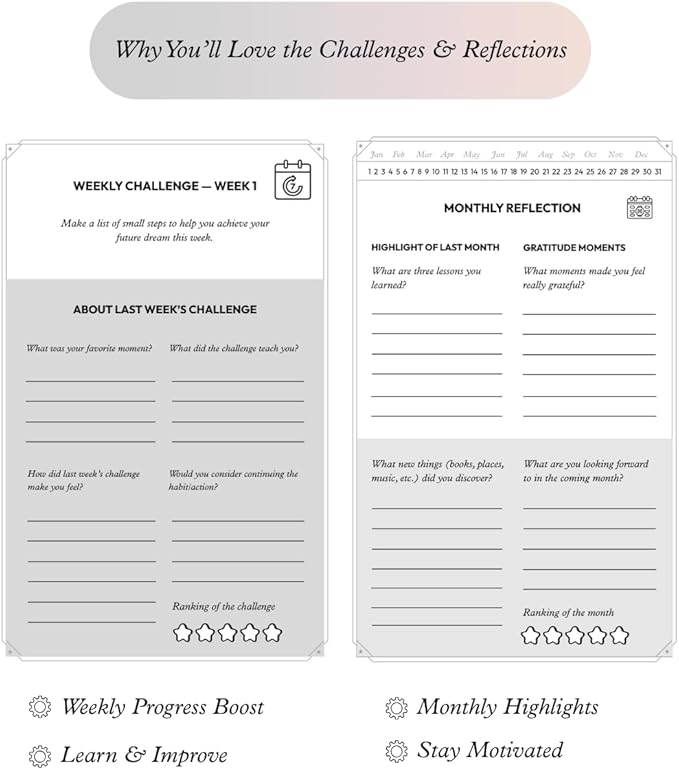 Gratitude Journal – 300 Seconds Daily Reflection with Prompts for Mindfulness, Self Care & Positive Thinking, 5 Minute Guided Journal Yellow Edition for Women & Men
