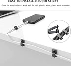 DRIVUU 311Pcs Cable Management Organizer Kit 4 Cable Sleeve Split,53Cable Clips 12Cord Clips Holder,22 Cable Ties, 20 Adhesive Wall Cable Tie, 200Fasten Cable Ties for TV Office Home Electronics