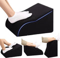 Opuvidity Foot Rest for Under Desk at Work Ergonomic Under Desk Footrest，Support Foot Pillow Double-Sided Footstool， for Office, Home & Gaming Leg Elevation Pillow Black
