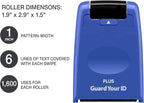 Guard Your ID Identity Protection Stamp Roller, Blue