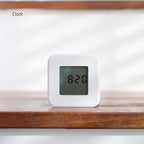 mooas Multi Clock Time Cube Timer (White), Alarm & Backlight Desk Productivity for ADHD Kids Classroom Study, Kitchen, Cooking, Desk, Office, Time Management 5,15,30,60 min Timer Various Setting