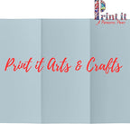 Printit Colors Multipurpose Paper, 20 lbs., 8.5" x 11", Blue, 500 Sheets/Ream – Premium Colored Copy Paper for Printing, School, and Office Use