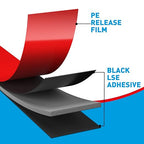 EMITEVER Double Sided Tape Heavy Duty, Tesa Adhesive Mounting Tape Waterproof, 0.59IN x 27FT Strong Acrylic Foam Tape for Walls, Automotive, Home Office Decor
