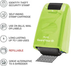 Guard Your ID Identity Protection Stamp Roller, Green
