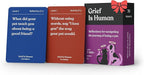 Grief is Human (Pet Edition) | Family & Friends Conversation Cards for Grieving | 70 Reflection Cards to Help You Process The Journey of Losing a Beloved Pet | Therapy for Adults | 1+ Players