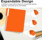 File Folder, RAZCC 150 Pack 1/3 Cut Tab File Folders Letter Size, Orange, Folders with Tab, Great for Organizing and Easy File Storage
