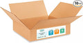 Medium Shipping & Moving Boxes 17x17x4 inches (10-Pack) - Extra Strength 200 lb vs Regular - Corrugated Packing Boxes - Cardboard Box Moving and Delivering - Box for Moving by IDL Packaging