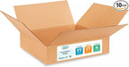 Medium Shipping & Moving Boxes 17x17x4 inches (10-Pack) - Extra Strength 200 lb vs Regular - Corrugated Packing Boxes - Cardboard Box Moving and Delivering - Box for Moving by IDL Packaging