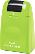 Guard Your ID Identity Protection Stamp Roller, Green