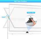 maxtek Rolling Whiteboard, 72x48 Large Double-Sided White Board Dry Erase on Wheels, Giant Magnetic White Board Standing for Office, School, Home Office, Homeschool(72 x 48)
