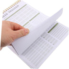 VICASKY Fitness Journal Notebook for Daily Training Sturdy Workout Planner Goal Setting 12-Month Fitness Agenda Notepad for Men Women Gym Enthusiasts
