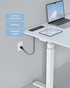 Recessed Power Strip with Retractable USB C Cable,2 PD 20W USB C,Flush Mount Countertop Drawer Outlet, Furniture Hidden Outlet for Side Table,End Table,3 Outlets (Black, 6FT-20W USB)