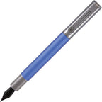 Monteverde USA Ritma Fountain Pen in Blue – Stub Nib, Calligraphy JoWo Stainless Steel, Refillable Ink Cartridge/Converter – Perfect for Artists & Calligraphers