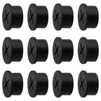 Desk Grommet, 3/4 Inch Flexible Rubber Grommets, Silicone Cable Cord Grommet Wire Hole Cover for Desk, Table and Other Furnitures(12Pack)