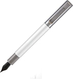 Monteverde USA Ritma Fountain Pen in Silver – Extra Fine Nib, Precision JoWo Stainless Steel, Refillable Ink Cartridge/Converter – Ideal for Professionals & Artists