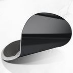 ITNRSIIET Ergonomic Mouse Pad with Comfort Gel Wrist Rest, Non-Slip PU Base, Smooth Textured Surface, Reduces Hand Fatigue & Wrist Pain, 8.7 x 7.2 Inch for Office Gaming Home, Gray Gradient