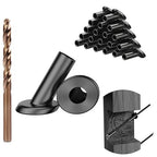 BLIKA 20 Pack 25 30 35 Degree 1/8" Black Cable Railing Angle Beveled Protector Sleeves, T316 Stainless Steel, Angle Protector Sleeves Deck Stair Cable Railing Hardware Kit for Wood Posts