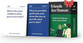 Friends are Human | 140 Conversation Cards to Help Deepen Friend Relationships | Card Game for Bonding & Communication | Therapy for Adults | from The Makers of Parents Are Human