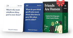 Friends are Human | 140 Conversation Cards to Help Deepen Friend Relationships | Card Game for Bonding & Communication | Therapy for Adults | from The Makers of Parents Are Human