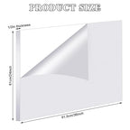 Roowest 1 Pcs 24 x 36 Inch, 1/2 Inch Thick Clear Acrylic Sheets Transparent Plastic Panels Sheets Cut to Size Cast Acrylic Board Panel with Protective Film for Craft DIY Project Sign Frame