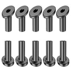 BLIKA 60 Pack 25 30 35 Degree 1/8" Black Cable Railing Angle Beveled Protector Sleeves, T316 Stainless Steel, Angle Protector Sleeves Deck Stair Cable Railing Hardware Kit for Wood Posts