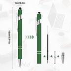 WYPAS Bulk Custom Pens - Personalized with Name, Engraved Text/Logo - Stylus Tip, Black Ink - Options for Corporate Gatherings, Events & Promotions (Purple)